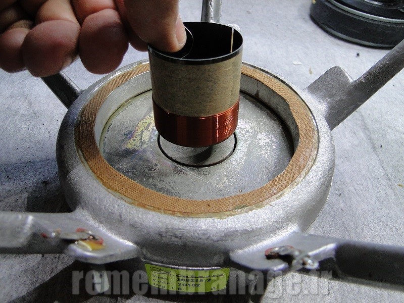 changement de bobine sur haut-parleur Cabasse 30BZ18