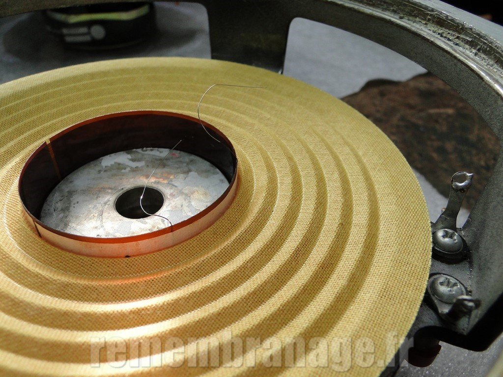 jbl le8t remembranage bobine mobile