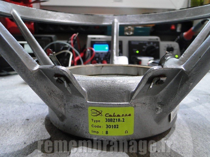Chassis haut-parleur Cabasse 3BZ18